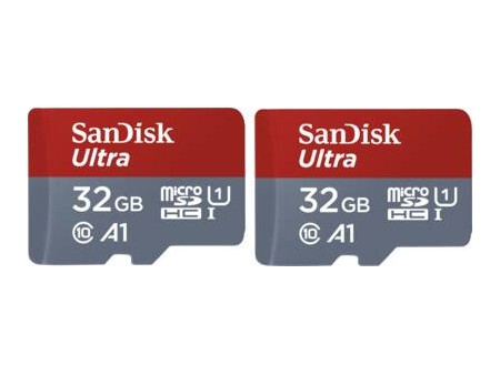 Ultra microSDHC 32GB 120MBsA1 Class 10 UHSI 2er Pack  SD